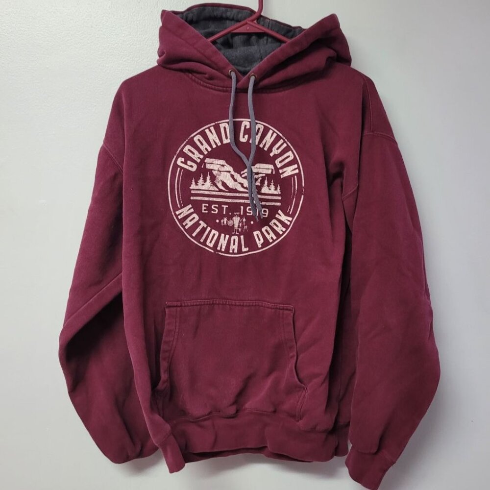 Grand Canyon National Park Maroon Hooded Sweatshirt